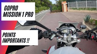 GoPro Mission 1 Pro : des réponses importantes (moto vlog)