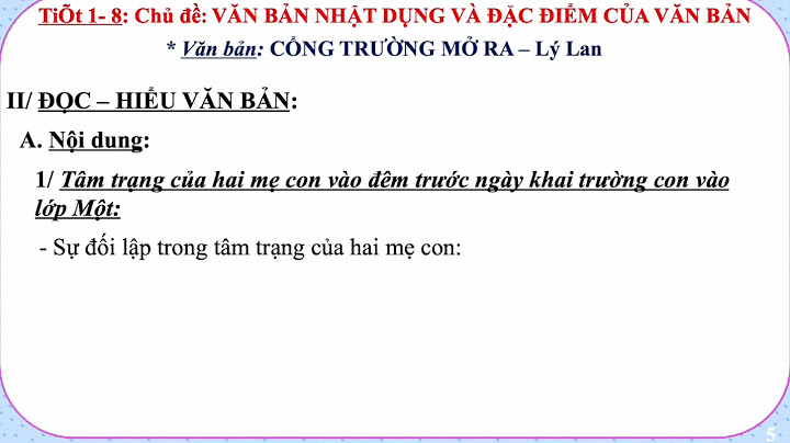 Văn bản là gì đặc điểm của văn bản