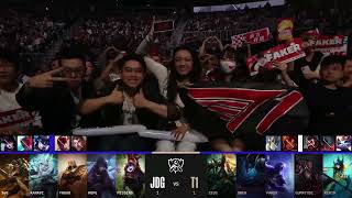 Worlds 2022 - Semifinale #1 | JDG vs T1 (Game 3)