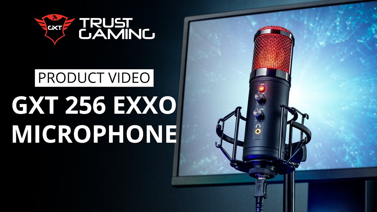 Trust Com Gxt 256 Exxo Usb Streaming Microphone
