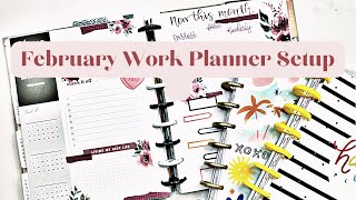 February Work Planner Setup//Combining Monthly & Dashboard Layout