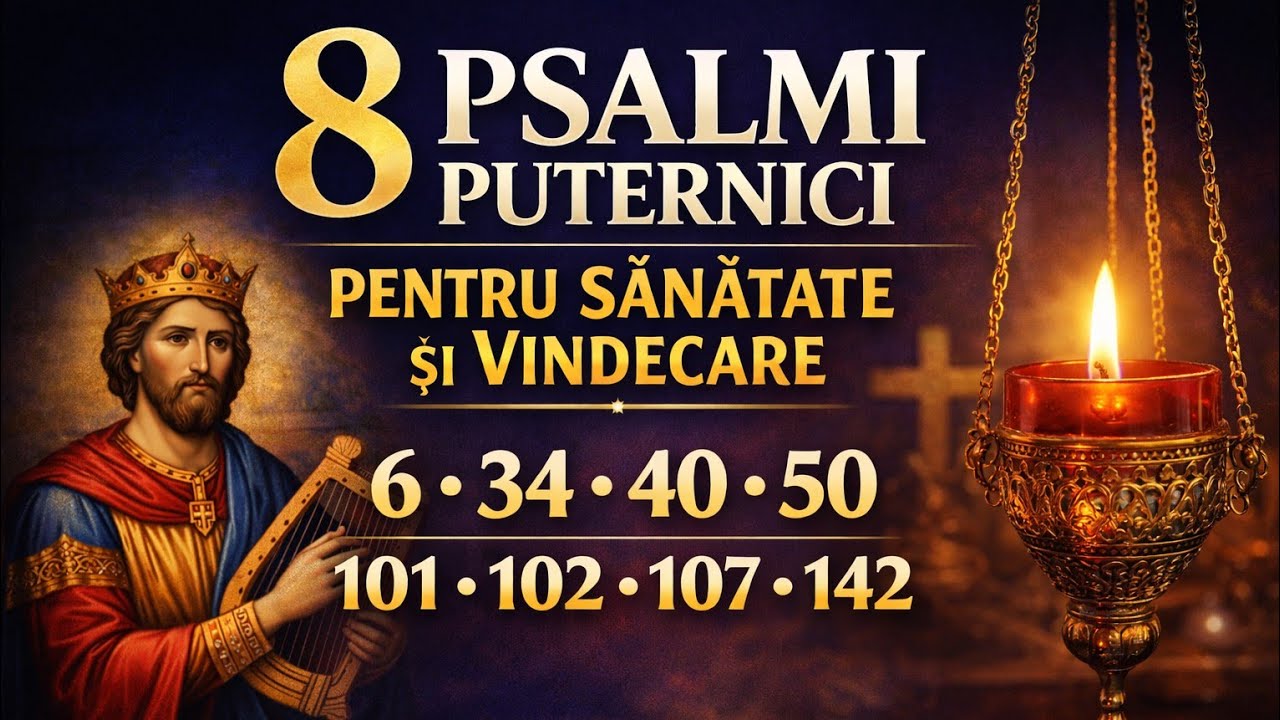 🙏 Psalmii lui David pentru sănătate și vindecare . . . Rugăciune în vreme de boală și slăbiciune