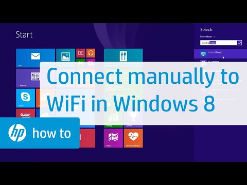 Connecting Manually to a Wireless Network in Windows 8 | HP Computers | @HPSupport hqdefault