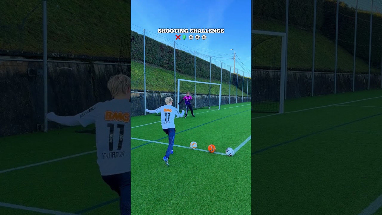 Football 5 Shot Challenge 🔥🙈 