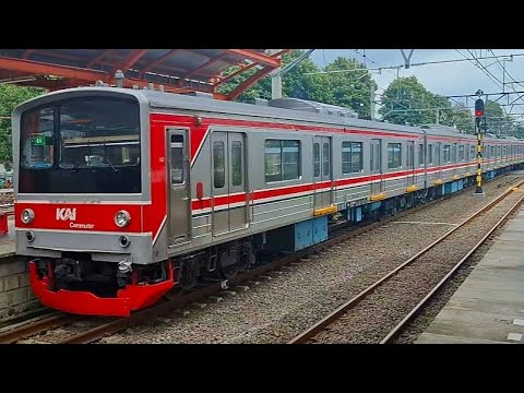 Krl Loop Line KRL Commuter Line Cikarang Loop Line JR 205 Series Arriving Bekasi ...