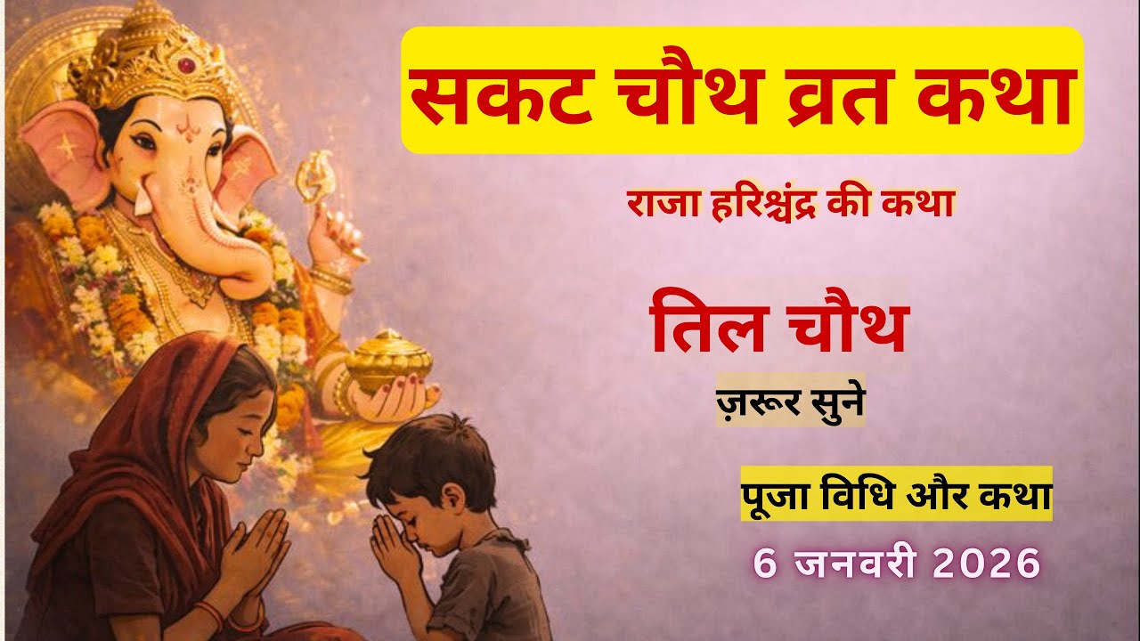 सकट चौथ व्रत कथा | तिल चौथ | Sakat Chauth Vrat Katha 2026 | Tilkut Chauth Vrat ki kahani