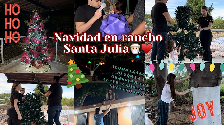 DECORAMOS EL RANCHO SANTA JULIA en compañía de renos reales | VLOGMAS