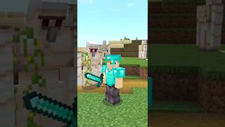 Noob VS pro VS Hacker in Minecraft VS Iron Golem #Minecraft #Shortvideo