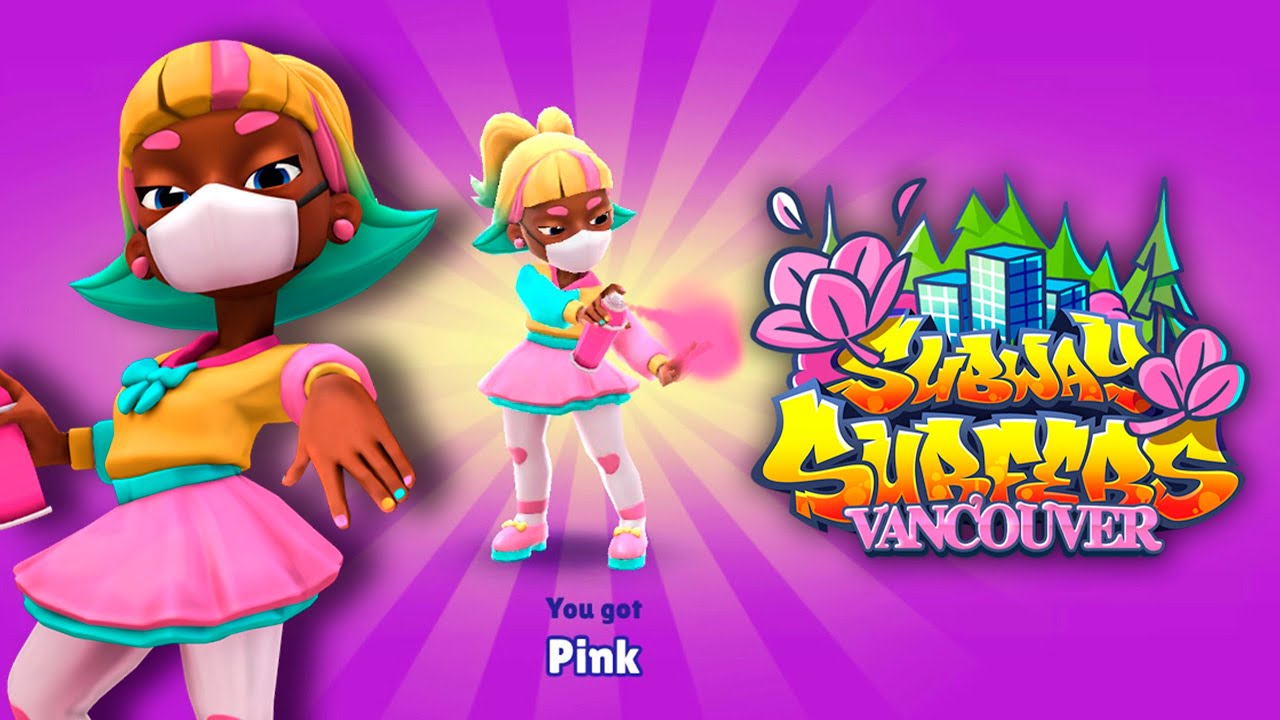 Subway Surfers World Tour 2022 Vancouver - Unlocking Pink In Season Hunt