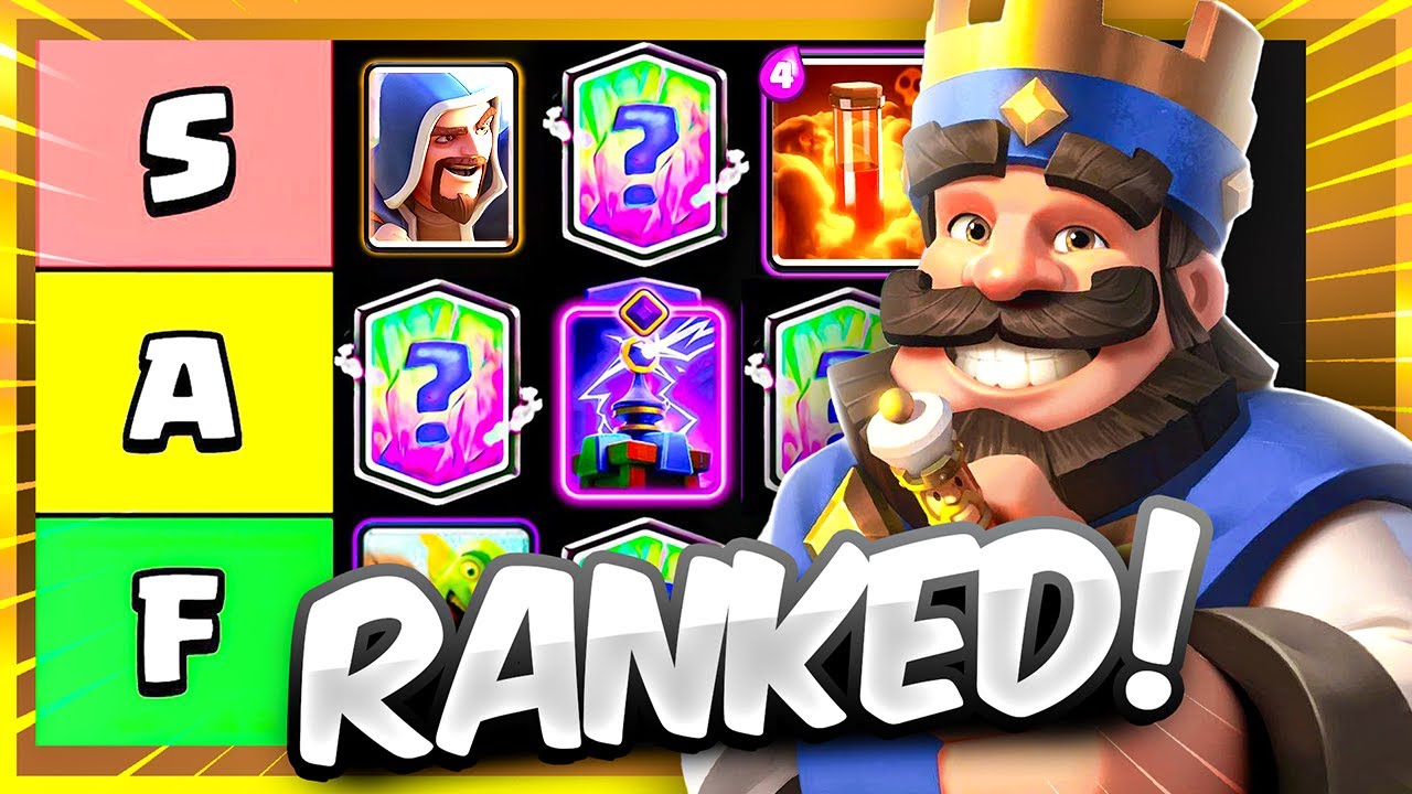 ⁣Ranking EVERY Card in Clash Royale from Worst to Best (actual list)