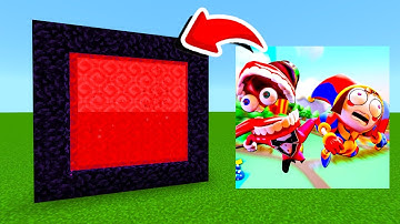 How To Make A Portal To THE AMAZING DIGITAL CIRCUS Dimension in Minecraft PE