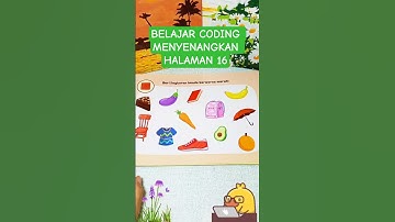 belajar coding menyenangkan halaman 16 #codinganak #hanabimba #codingshorts #bukucoding #bukuanak