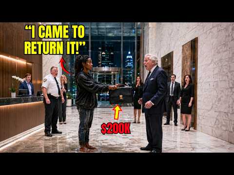 "This Isn't Mine, Sir" Homeless Black Girl Handed Back $200,000 — The Billionaire Couldn't Speak.
