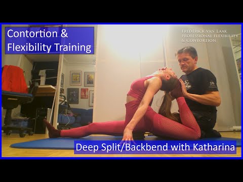 Contortion Training  by Flexyart 119: Split/Backbend  - Also for Yoga, Pole, Ballet, Dance