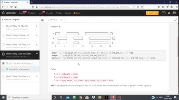 LeetCode 986 Interval List Intersection