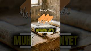 Hz. Musa’dan Hz. Muhammed’e…