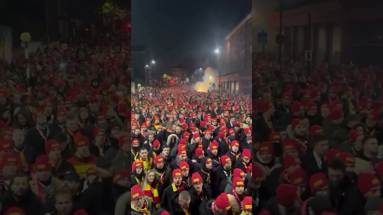 Arsenal vs RC Lens 29/11/2023 RC Lens Fans 