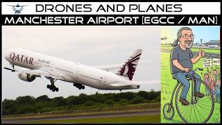 Manchester Airport Live Plane Spotting Action - Wednesday with Vision Thing
