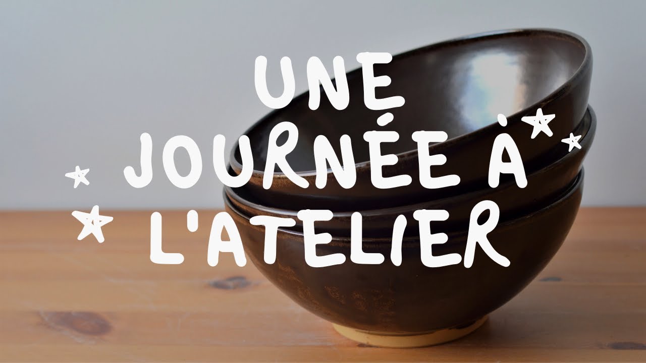 Une journée à l'atelier : tournage et tournassage de bols à manger