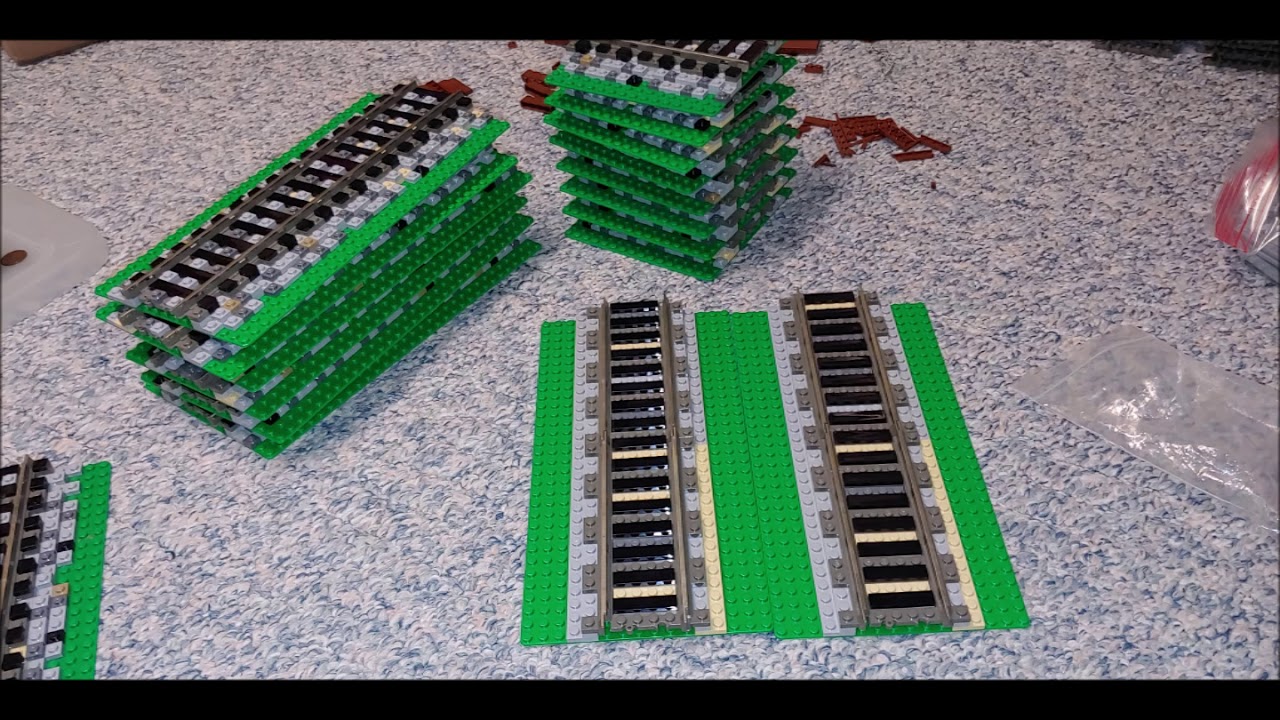 Ballesting LEGO train track 2020