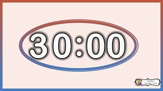 30 Minute Timer ⏱️ | Lo-Fi Background Music | Pulsing Oval | Bledsoe Teacher Tools