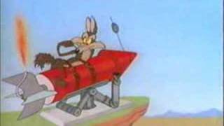 Road Runner & Wile E. Coyote - rocket