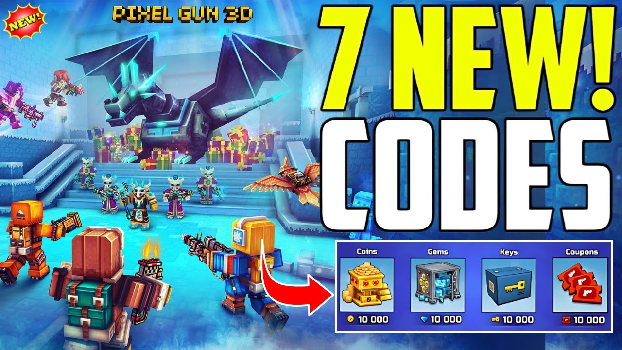 ⚠️NOVEMBER!⚡CODES⚠️PIXEL GUN 3D CODES PROMO CODES 2025 - PIXEL GUN 3D ...