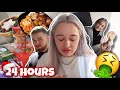 I ONLY ate CHRISTMAS FOOD for 24 HOURS!! *lol I&#39;m fussy* | VLOGMAS DAY 10 | CHRISTMAS 2020