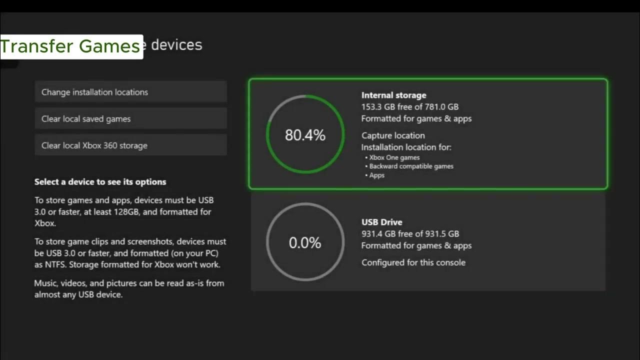 how-to-transfer-games-from-xbox-one-to-usb-youtube