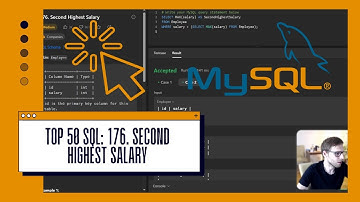Find the Second Highest Salary with SQL in Minutes - LeetCode #176 | VanAmsen