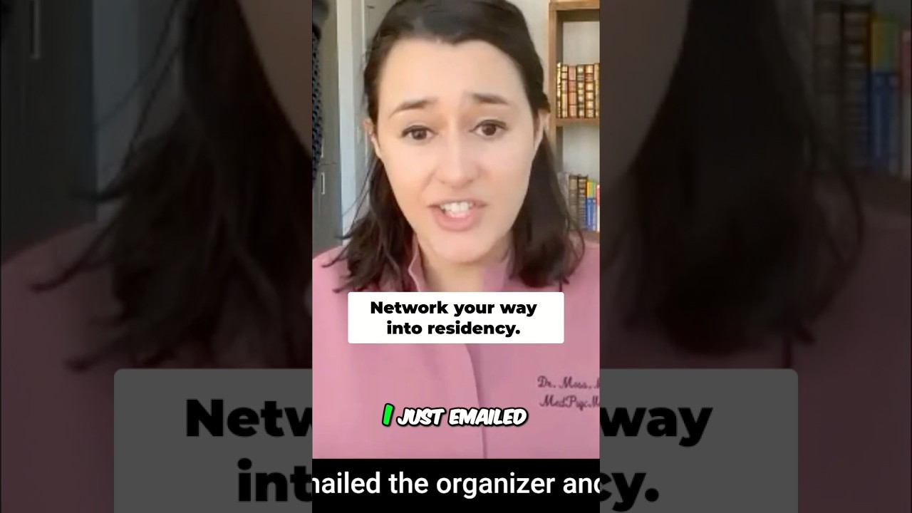 Medical Residency: Network Your Way to Match! #shorts