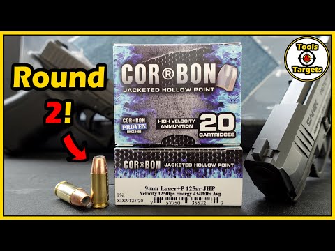 Repeat or Redemption?...9MM CorBon 125 +P Self-Defense AMMO Ballistic Gel Test!