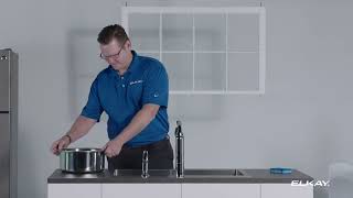 Elkay Crosstown ECTSRAD25226TBG3 Single Bowl Dual Mount Stainless Steel ADA Sink Kit