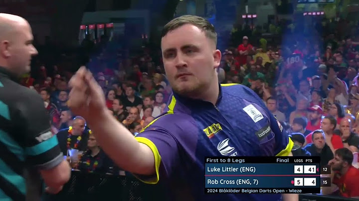 Luke Littler vs. Rob Cross (Belgian Darts Open 2024) | Full Final