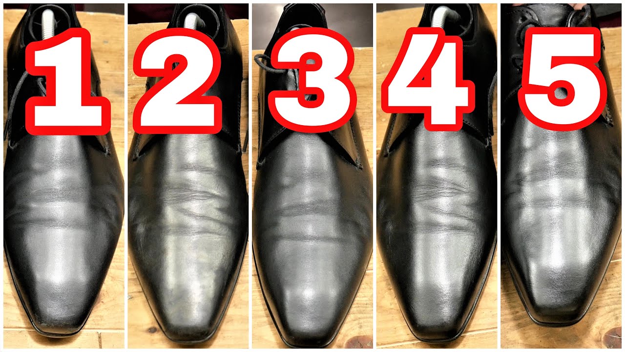 Introducir 120+ imagen how to shine black leather shoes