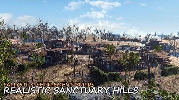 Fallout 4 - Realistic Sanctuary Hills Settlement