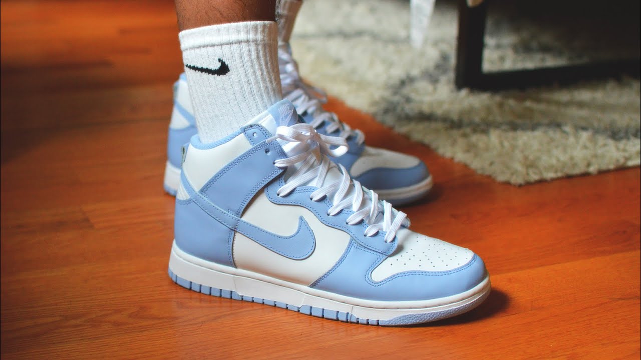 The “Aluminum” Nike Dunk High Retro (W) is the Closest We’ll Get to a UNC Dunk High