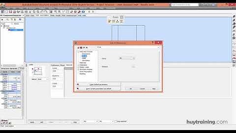 Thực hành thiết cho tường trong Robot Structural   Elsoft vn