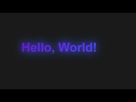 Simple Gradient Animated Text – Eye-Catching Frontend Projects with HTML & CSS