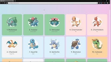 Aplicação JavaScript: Como desenvolver uma pokedex (Vídeo atualizado na descrição)