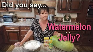 YES! Make your own Watermelon Jelly