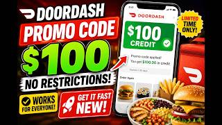 DoorDash Promo Code 100 - No Restrictions Get It Fast New