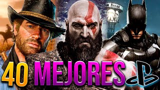 TOP 40 MEJORES JUEGOS Para PS4 (1/2) | Obras Maestras de Play4