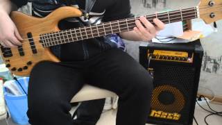 Video thumbnail of "Gloria Estefan rhythm's gonna get you Bass cover"