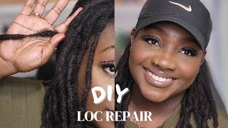 DIY LOC REPAIR I THINNING LOCS? WAYS TO REPAIR YOUR LOCS/ LOC EXTENSIONS #locextensions #locrepair