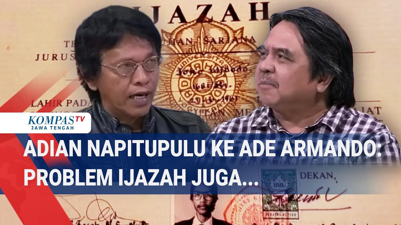 Respons Adian Napitupulu saat Ade Armando Sebut Polemik Ijazah Jokowi-Gibran Sita Waktu