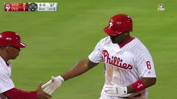 MIA@PHI: Howard hammers a solo homer to right-center