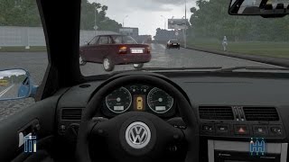 City Car Driving - Volkswagen F R32 In Rain