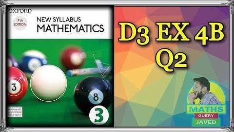 Q2 || Ex-4B || NSM || D3 || Indices and standard form || O
