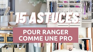 #153 - ASTUCES RANGEMENT 2021 | Guide ORGANISATION des espaces de RANGEMENT | NANA ORGANISE